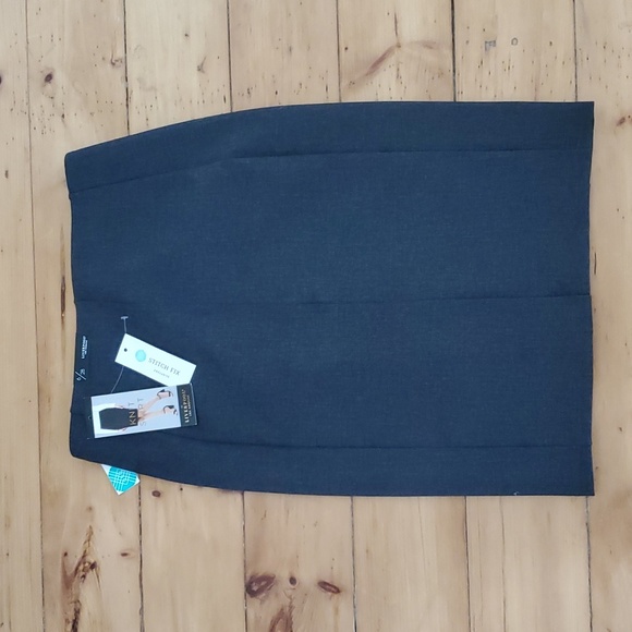 Stitch | Liverpool- Bia Pencil Grey Knit Skirt - Picture 5 of 9